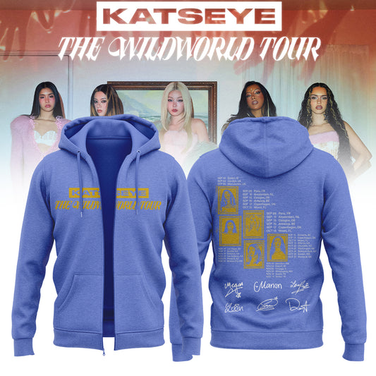 KATSEYE THE WILDWORLD TOUR ZipHoodie