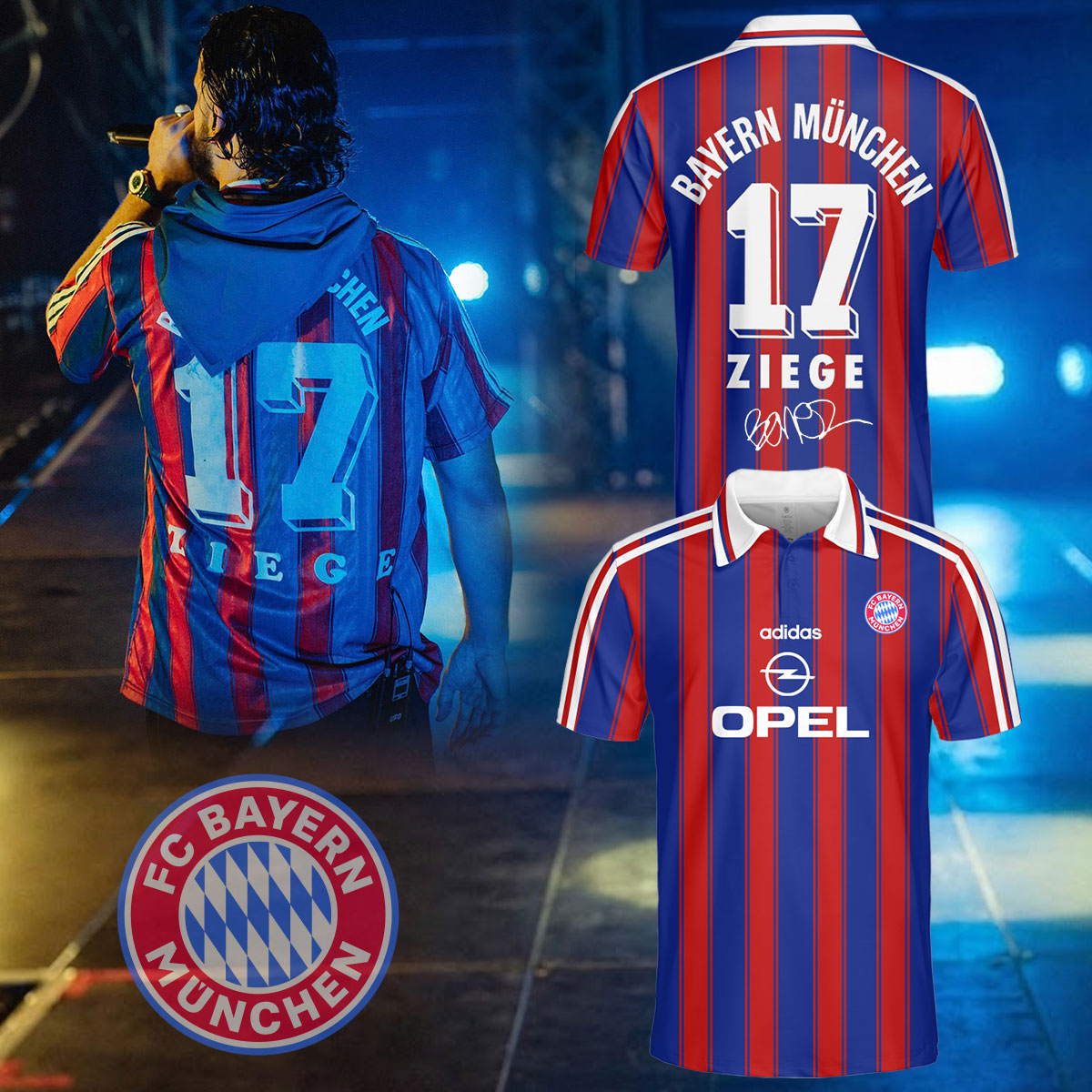 ,Bonez MC FC Bayern Munich Ziege polo