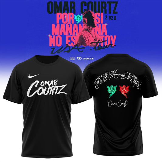 ,,.Omar Courtz “Por Si Mañana No Estoy” World Tour 2026 Signed – Shirt
