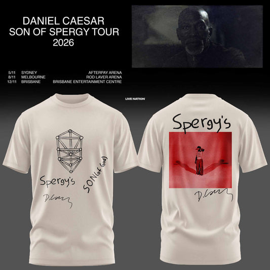 .DANIEL CAESAR – SON OF SPERGY TOUR 2026 TEE