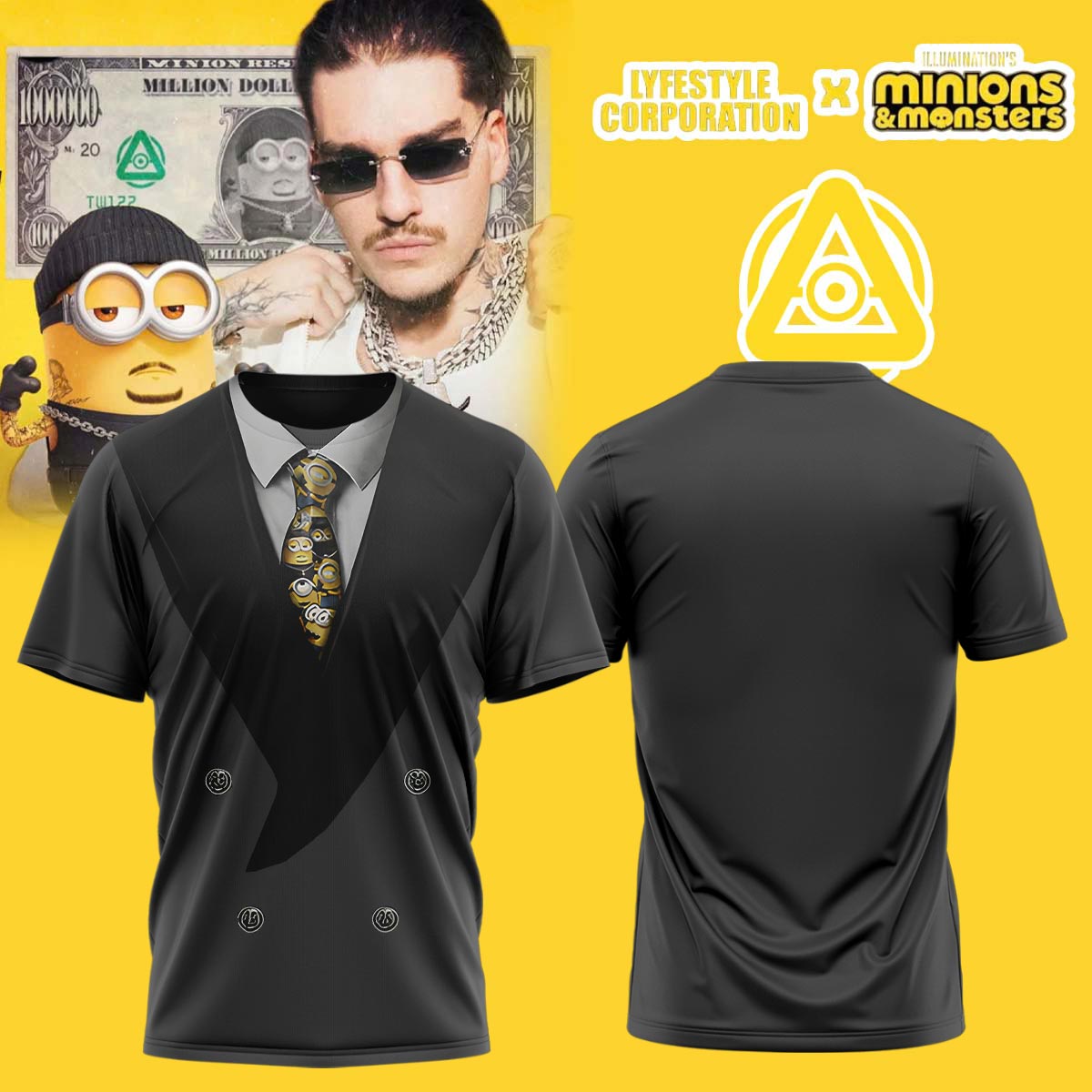 Sale! .LYFESTYLE CORPORATION X MINIONS & MONSTERS TShirt