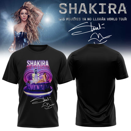 Shakira ”Las Mujeres Ya No Lloran World Tour” Signature – Tshirt