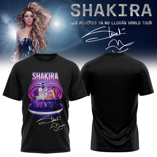 Shakira ”Las Mujeres Ya No Lloran World Tour” Signature – Tshirt