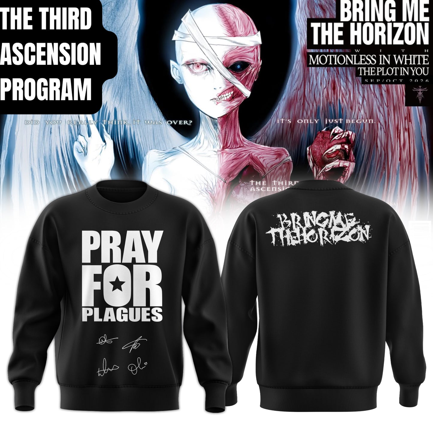 Bring Me The Horizon “The Third Ascension Program 2026” Signature Limited Edition – Sweatshirt