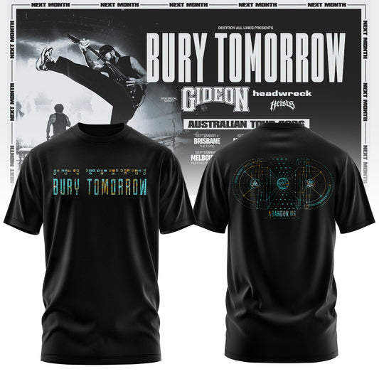 Bury Tomorrow – ‘Will You Haunt Me’ Australian Tour 2026 Limited T-Shirt