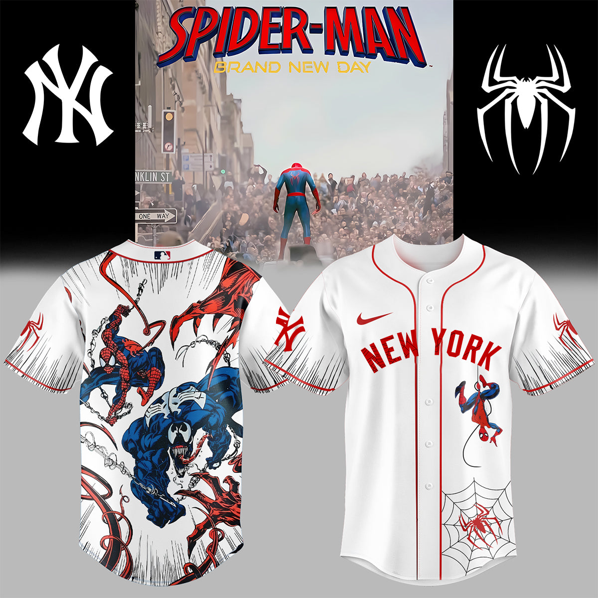 MLB ALL TEAM x Spider Man: Brand New Day Jersey