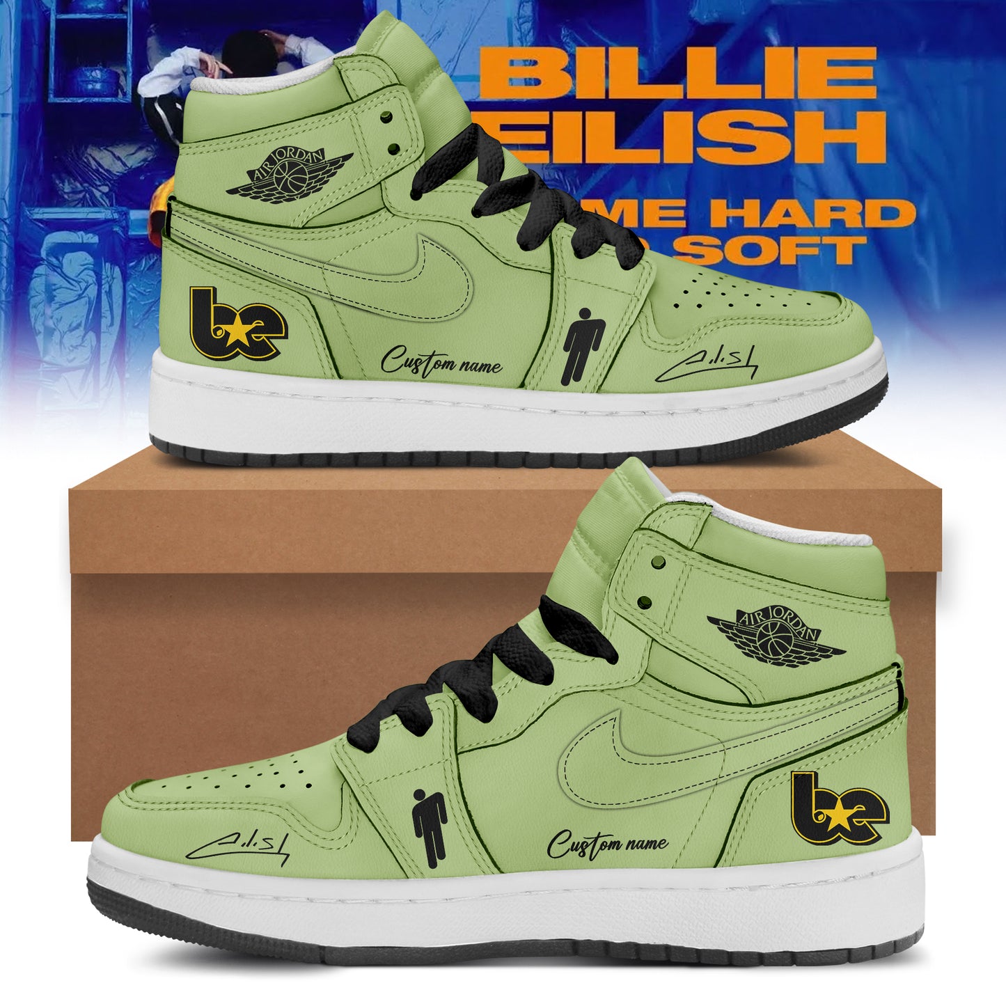 .Billie Eilish Hit Me Hard and Soft: The Tour Shoes 11