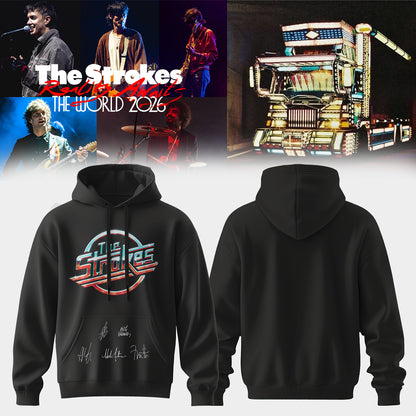 .The Strokes Reality Awaits World Tour 2026 Limited Edition Signature – Hoodie