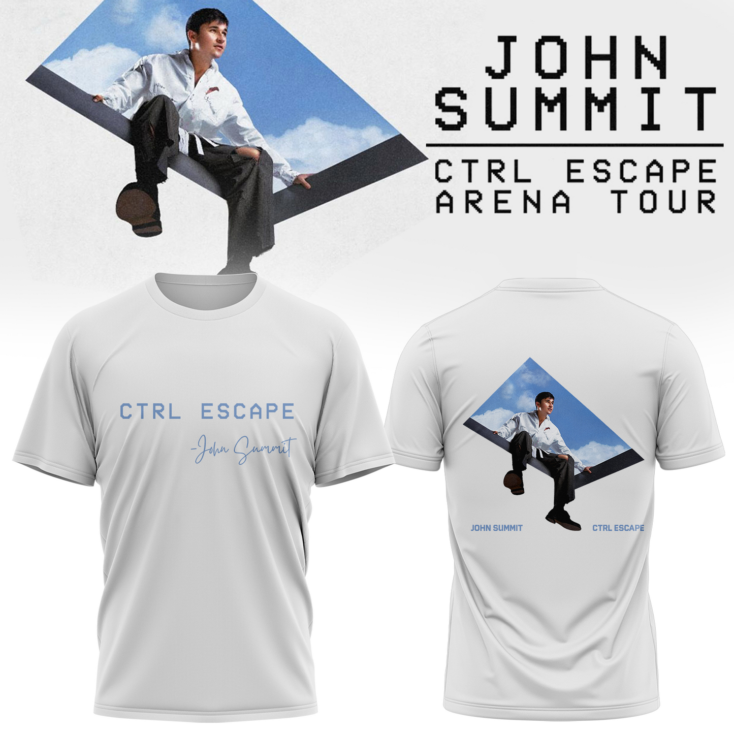 John Summit CTRL ESCAPE Signed TShirt