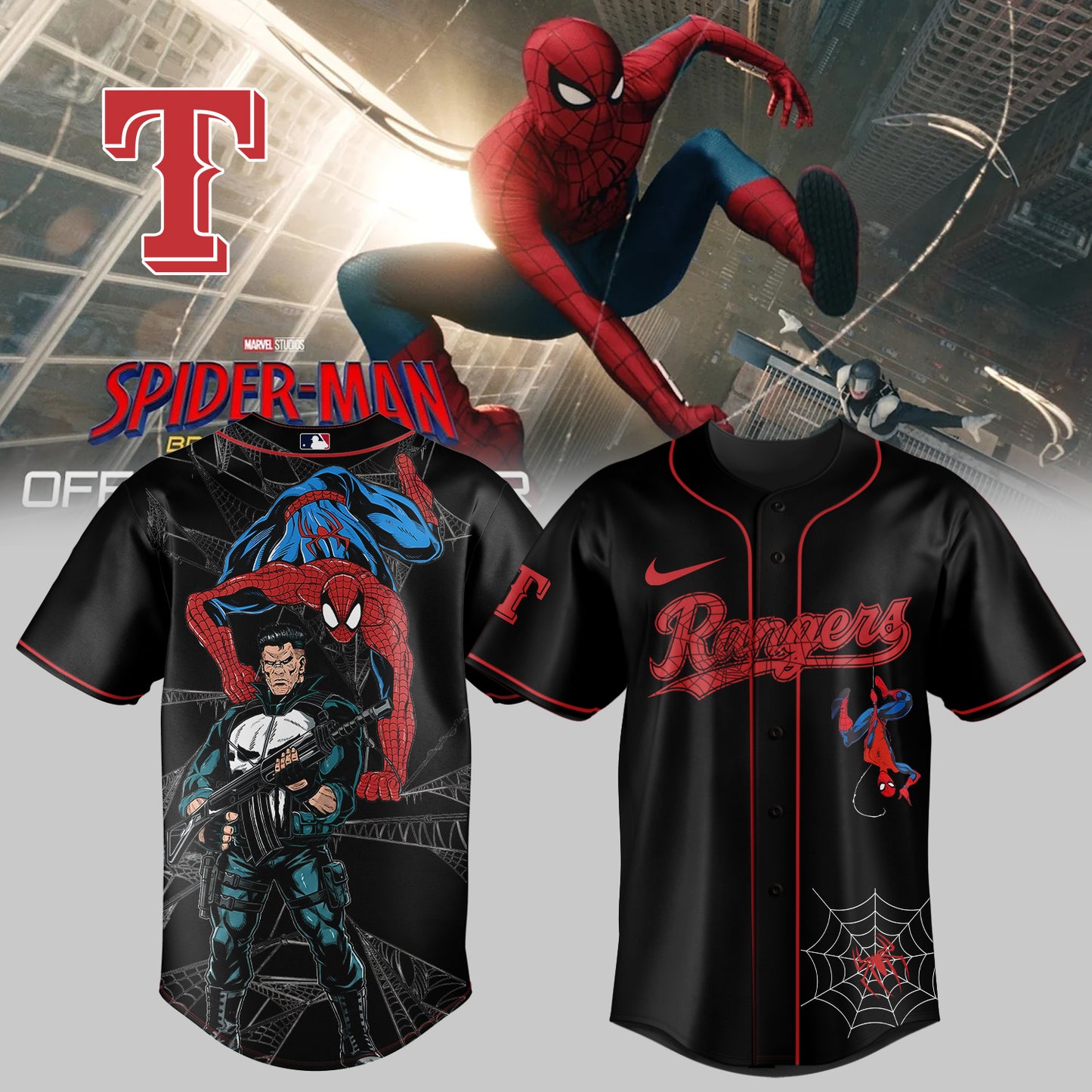 MLB ALL TEAM x Spider Man: Brand New Day Jersey
