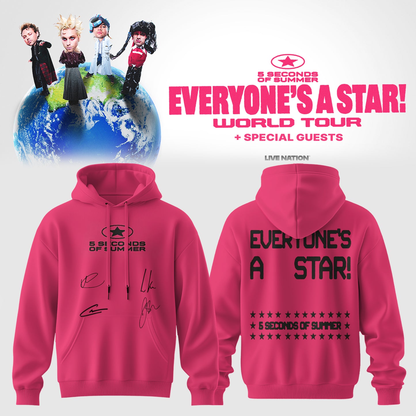 _5SOS EVERYONE’S A STAR! World Tour Hoodie