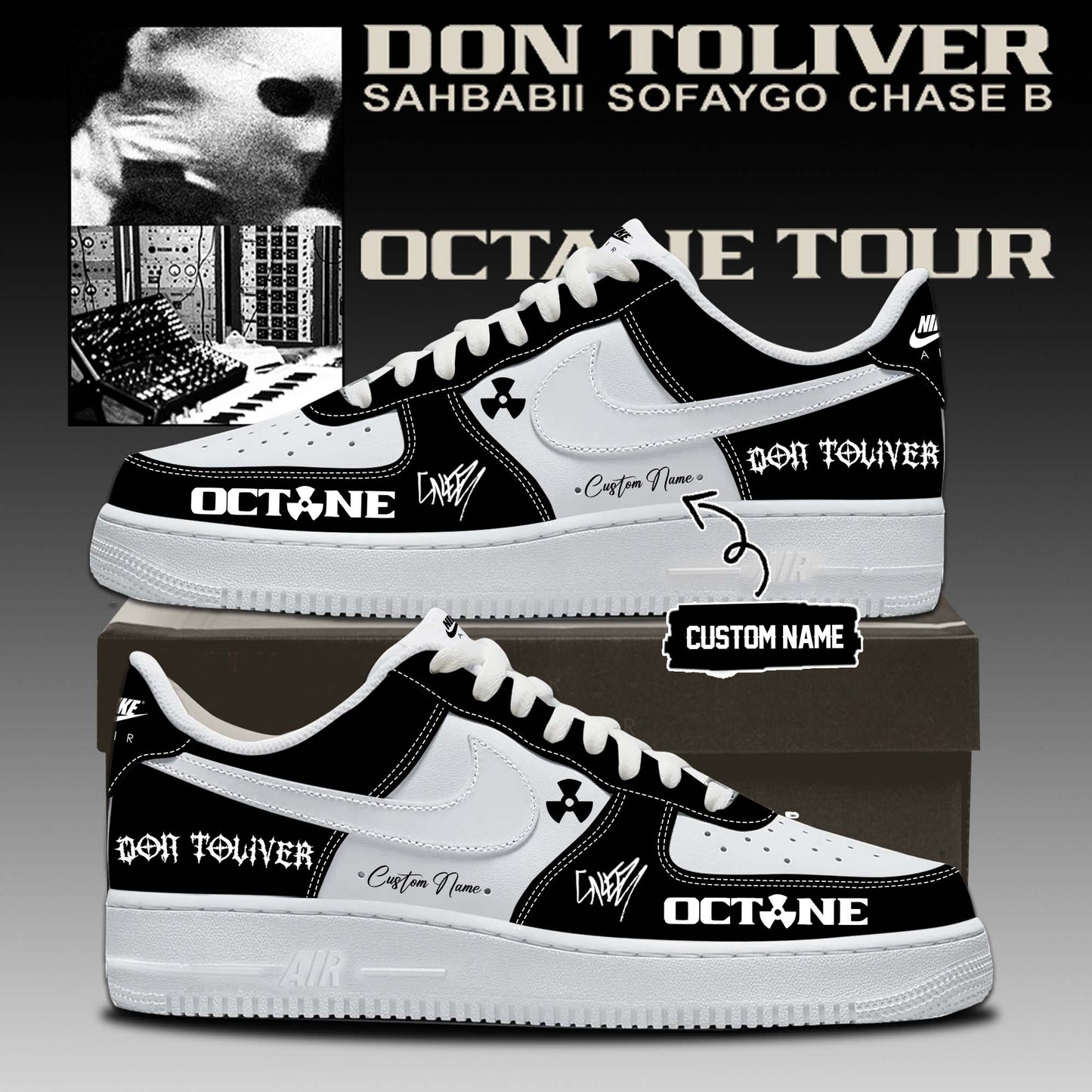 Don Toliver Octane Tour signed Shoes 1