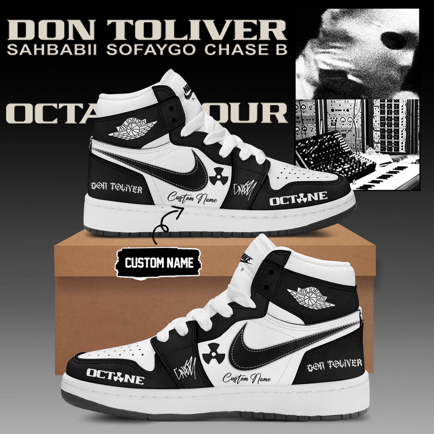 Don Toliver Octane Tour signed Shoes 1