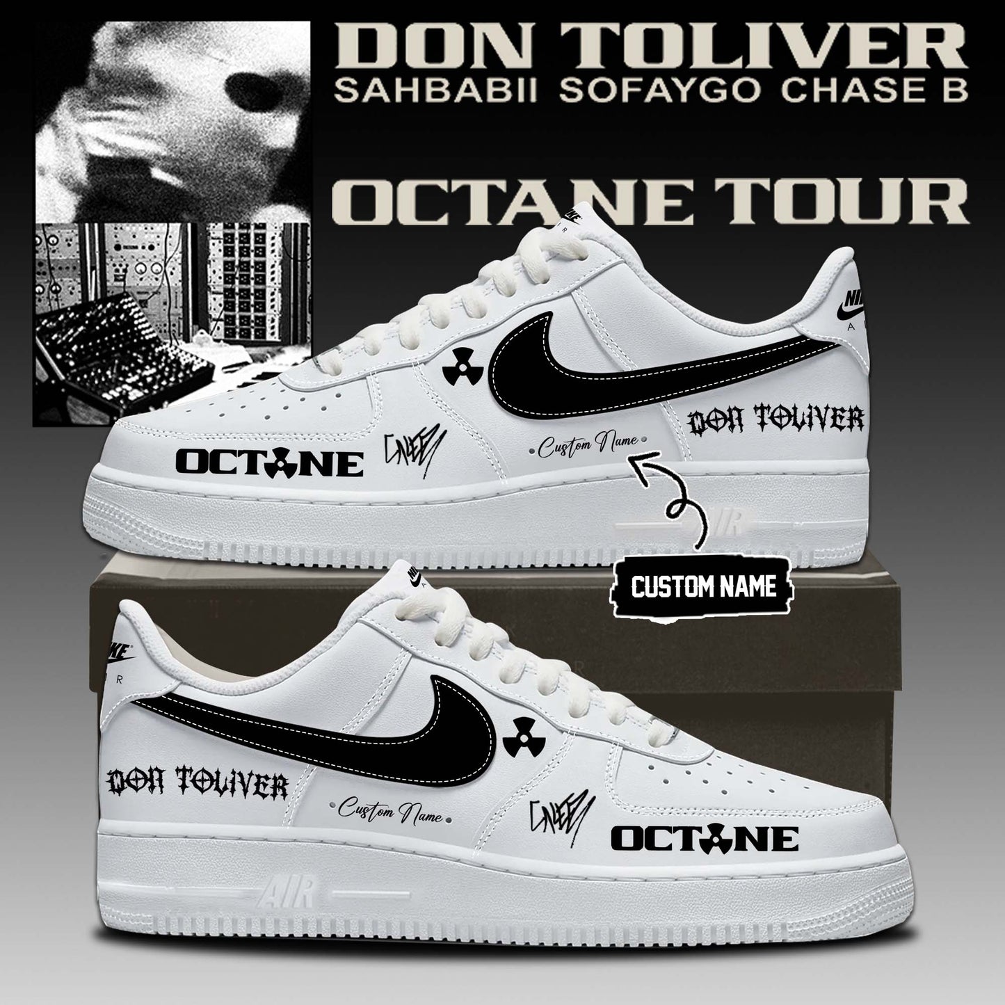 Don Toliver Octane Tour signed Shoes 1