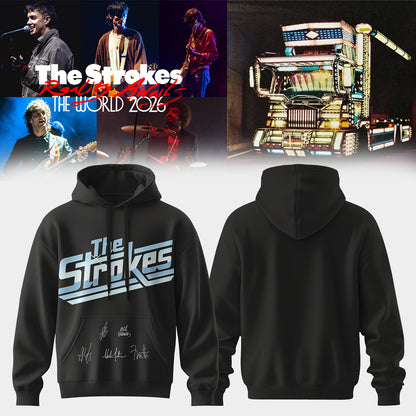 .The Strokes Reality Awaits World Tour 2026 Limited Edition Signature – Hoodie