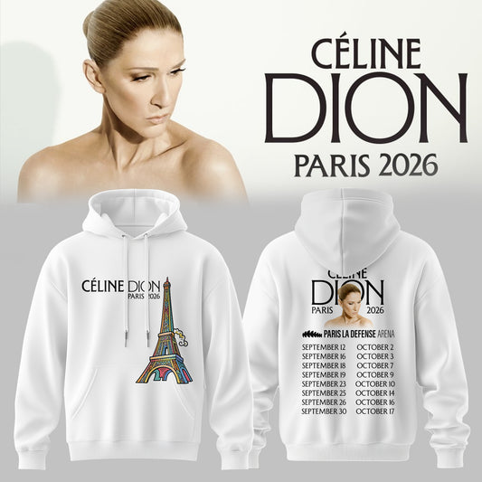 CELÍNE DION: LIVE IN PARIS 2026 Limited Hoodie