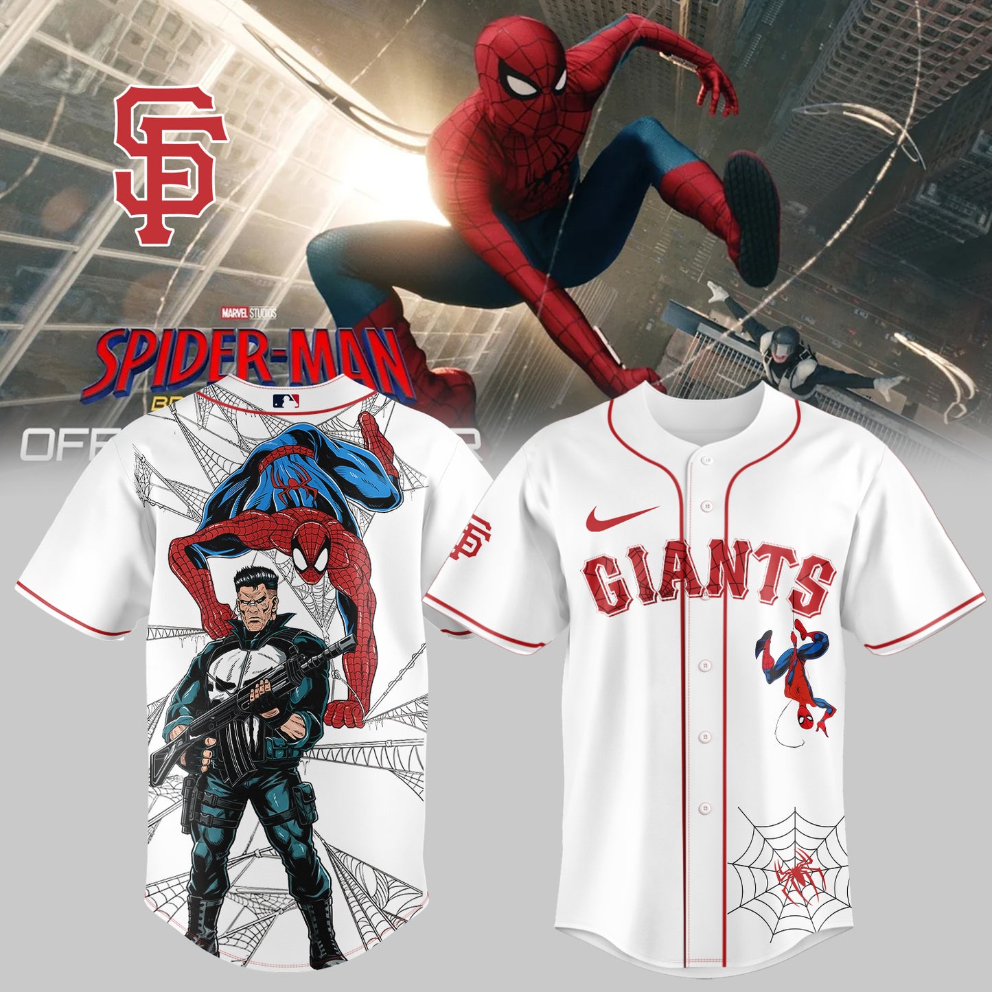 MLB ALL TEAM x Spider Man: Brand New Day Jersey
