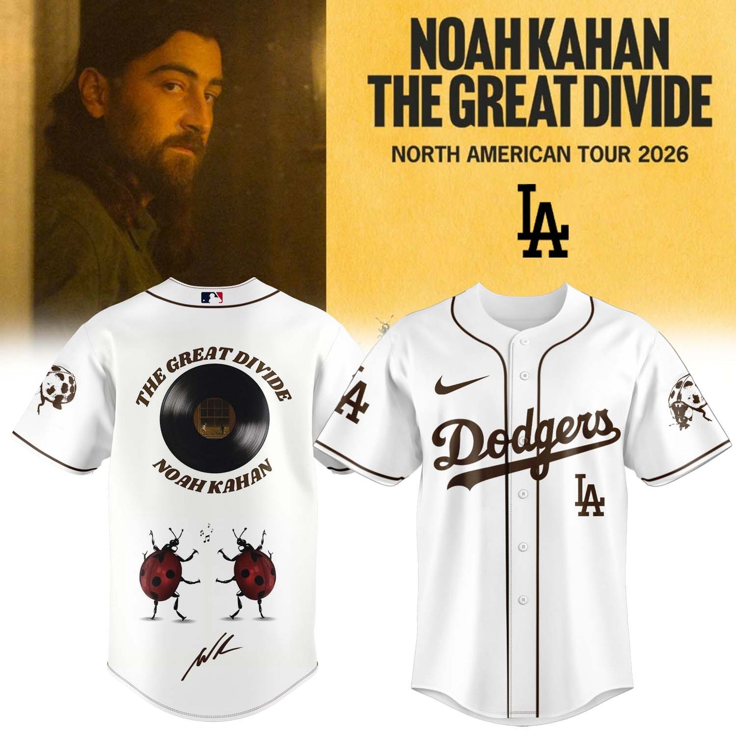 ,,MLB X Noah Kahan The Great Divide Tour Limited Edition Signature – Jersey 2
