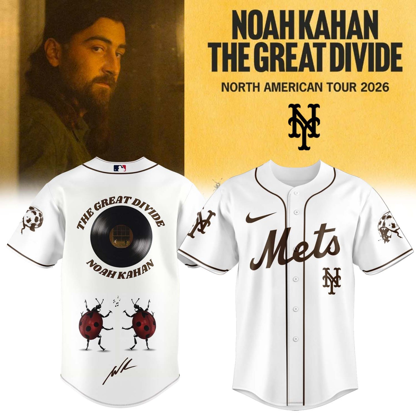 ,,MLB X Noah Kahan The Great Divide Tour Limited Edition Signature – Jersey 2