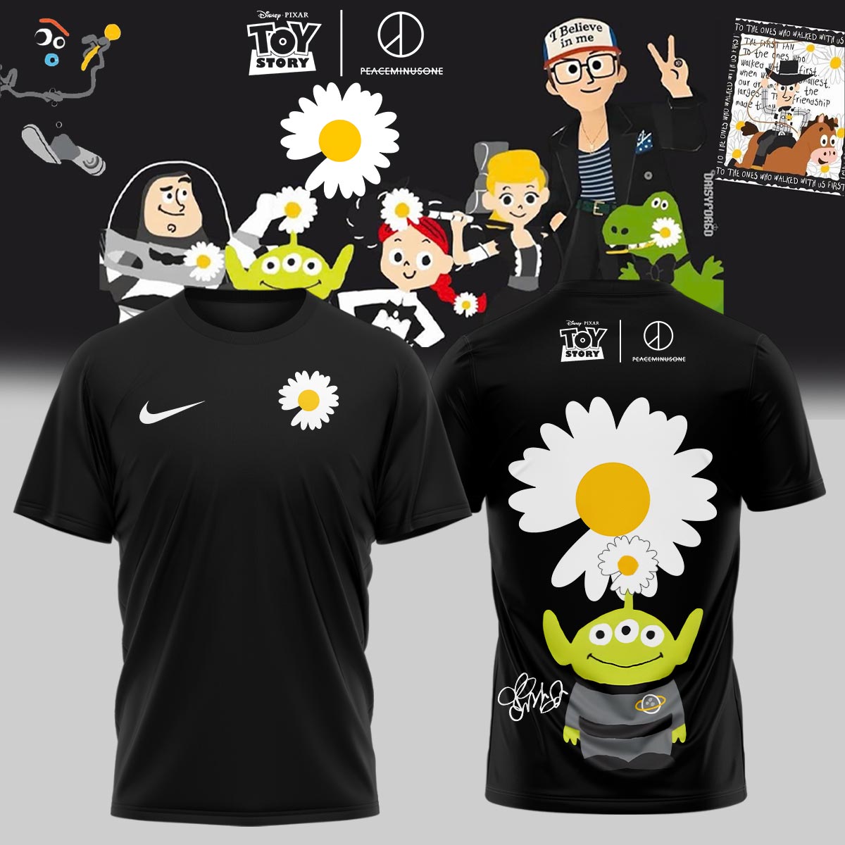 ,.G-Dragon’s PEACEMINUSONE x TOY STORY TShirt