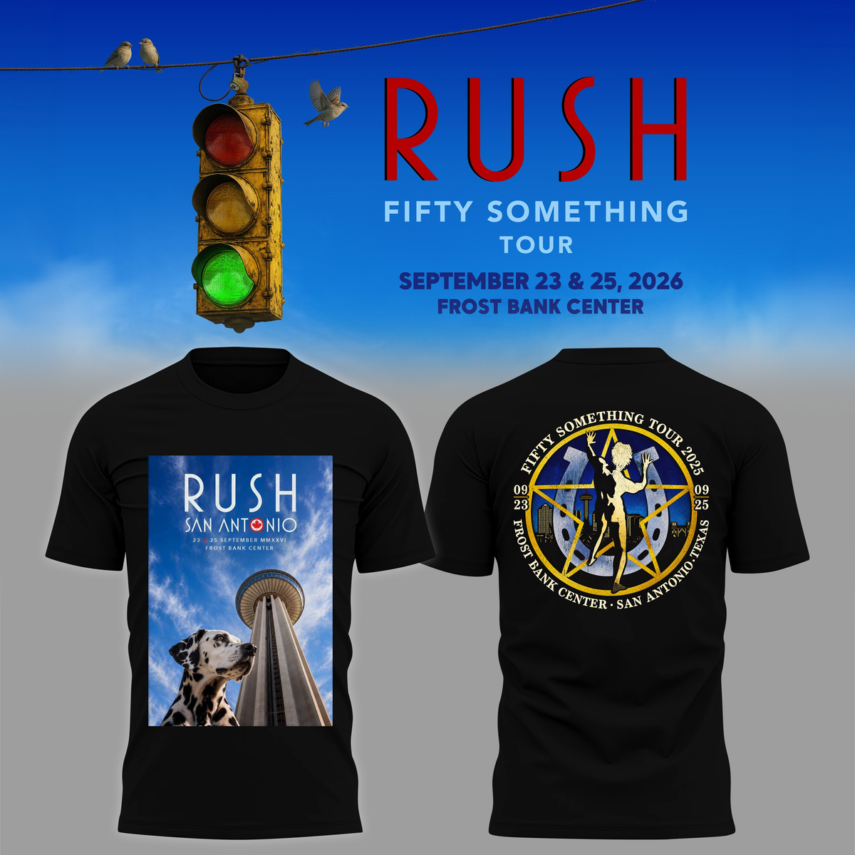 Limited Edition Fifty Something Tour 2026 T-Shirt