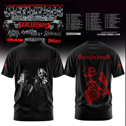 Greyday 2026 “ North American Tour T-Shirt
