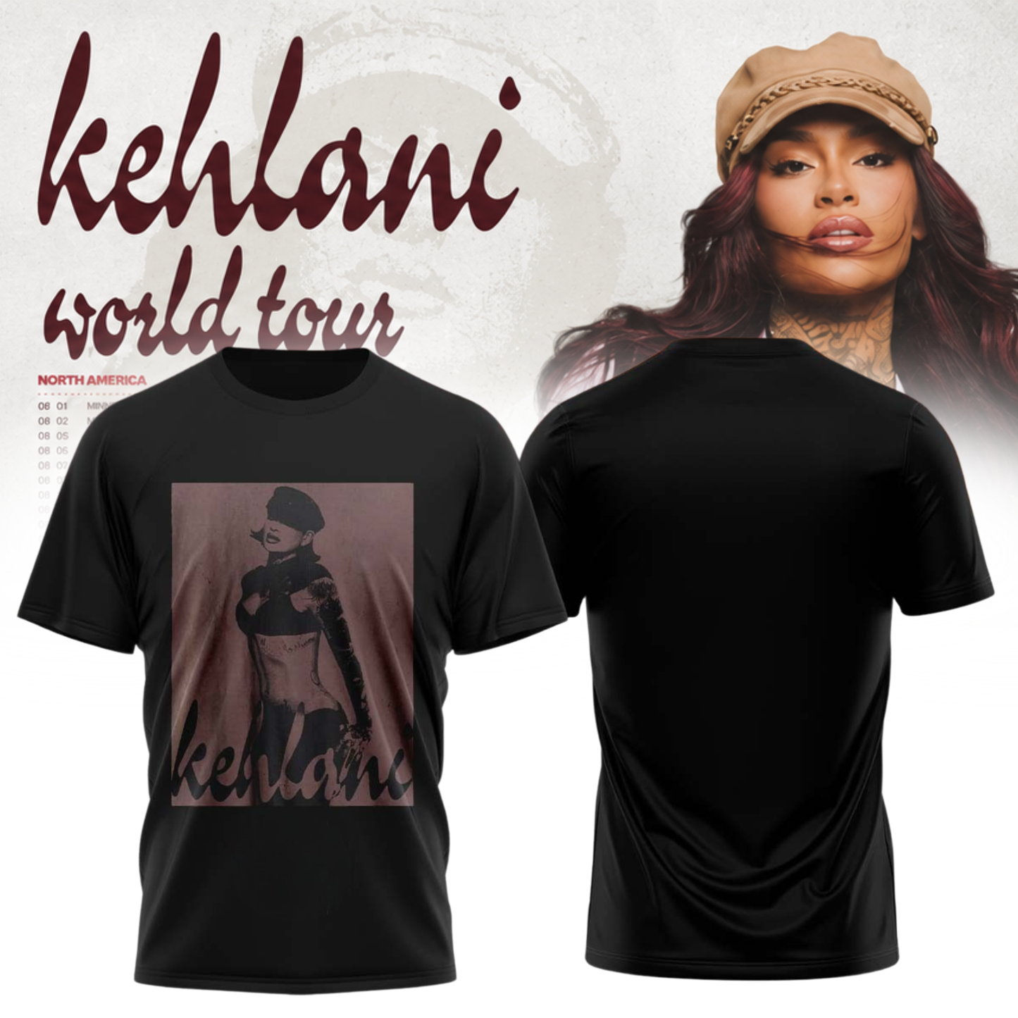 Kehlani ”Kehlani World Tour ” – TShirt