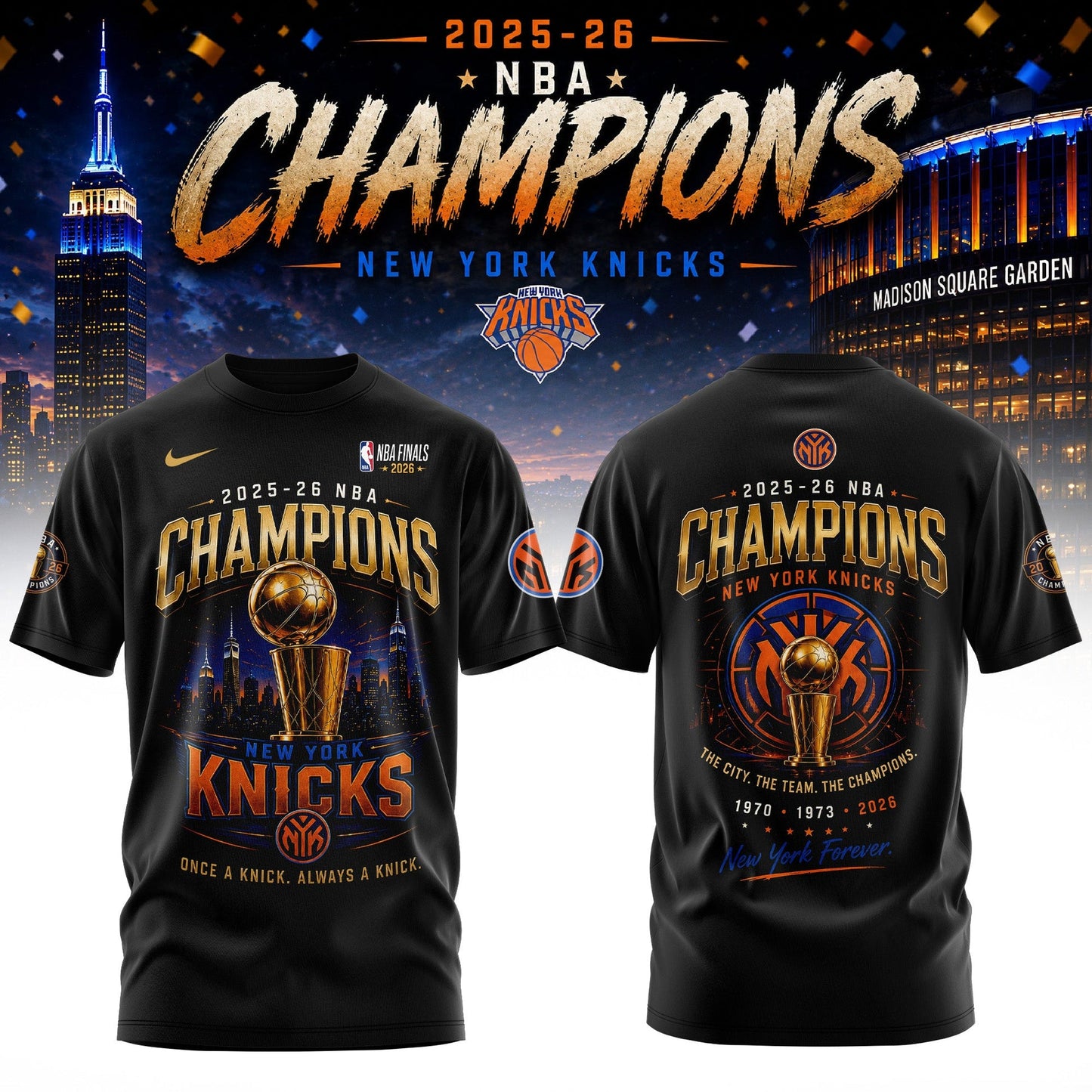 _ New York Knick 2026 Champions Tshirt