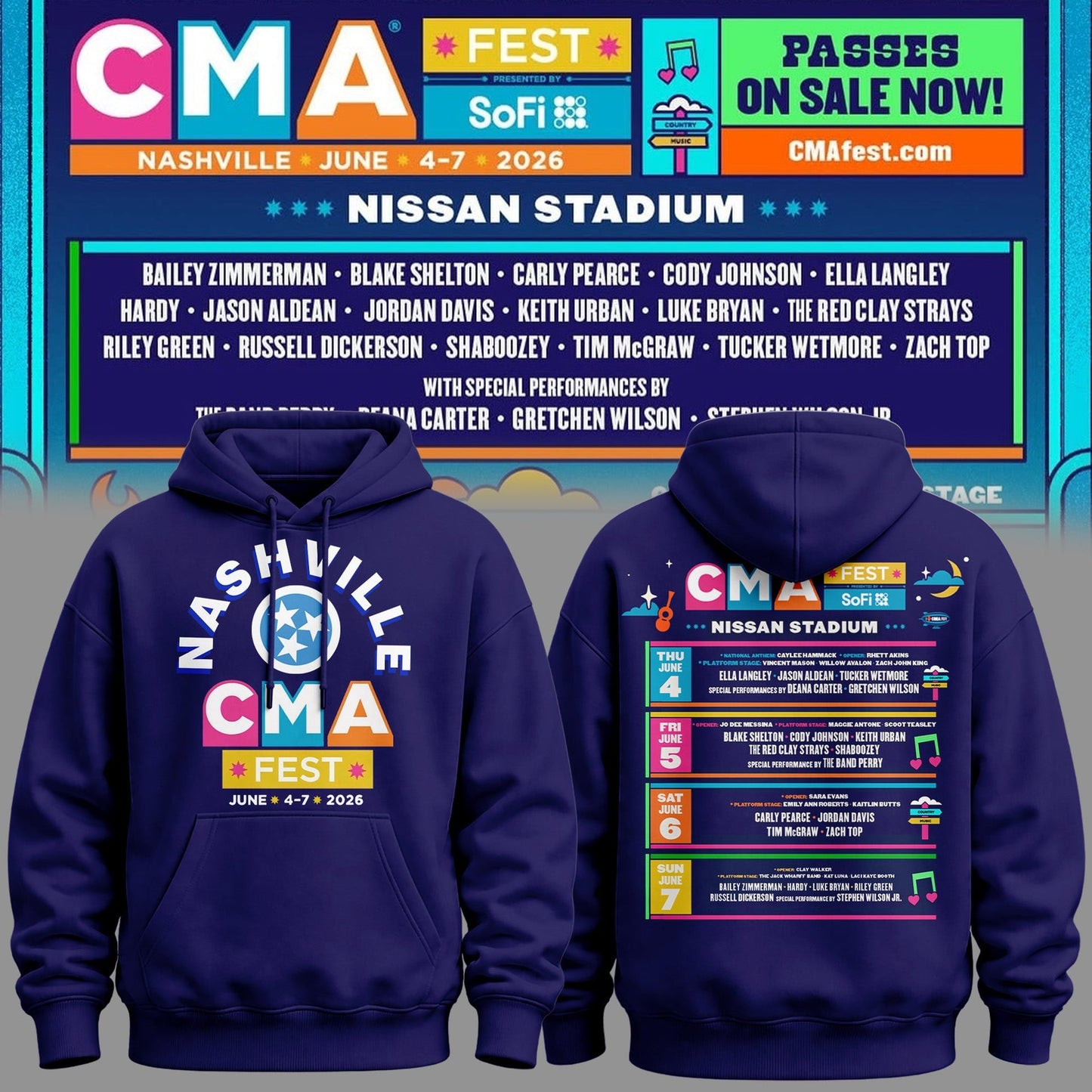 Limited Edition CMA FEST Hoodie 2026