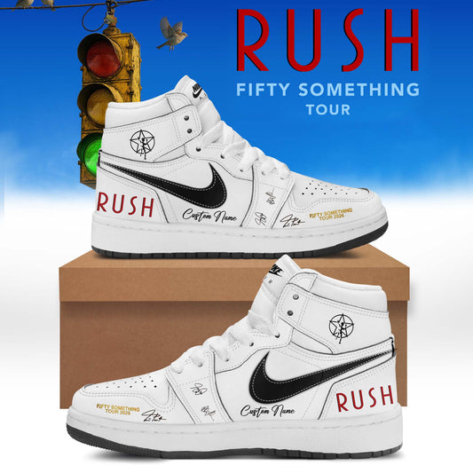 ,,RUSH “Fifty Something Tour” 2026 Signed – Shoes 1-2