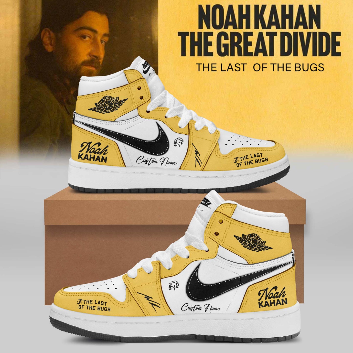 Noah Kahan “The Great Divide: The Last Of The Bugs” Album 2026 Limited Edition Signature – Shoes 2
