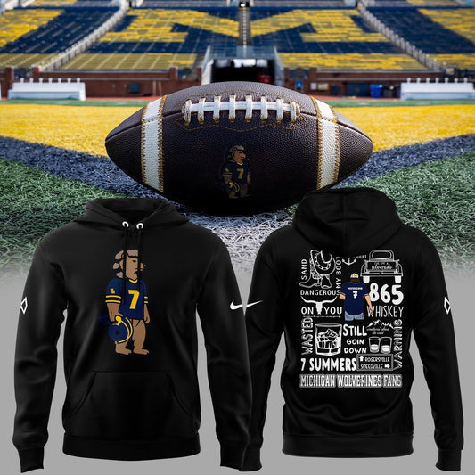 Limited Edition Michigan Wolverines Football x Morgan Wallen Hoodie