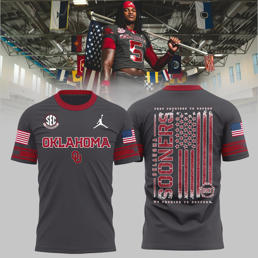 Oklahoma Sooners Football Salute to Service Limited Edition Shirt