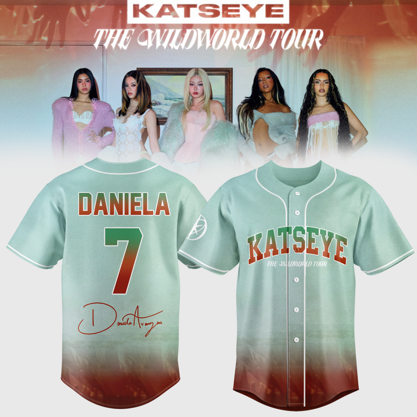 KATSEYE THE WILDWORLD TOUR Jersey