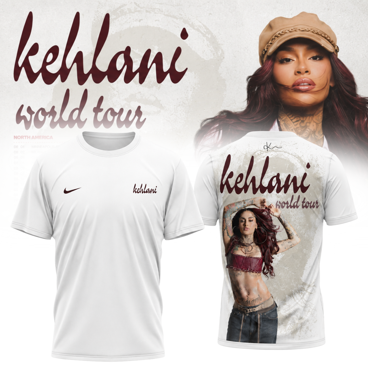 Kehlani ”Kehlani World Tour ” – TShirt