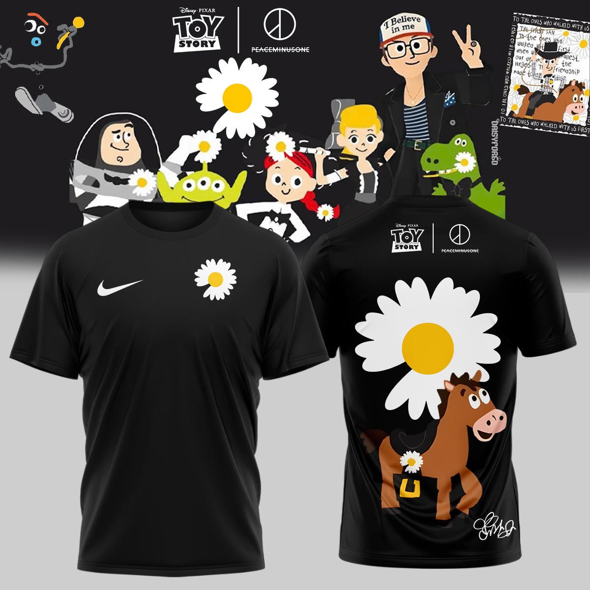 ,.G-Dragon’s PEACEMINUSONE x TOY STORY TShirt