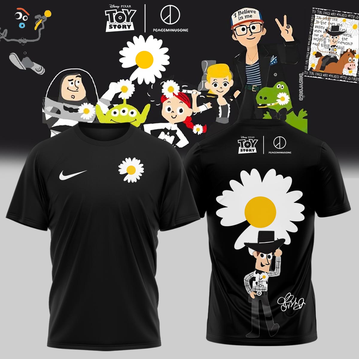 ,.G-Dragon’s PEACEMINUSONE x TOY STORY TShirt
