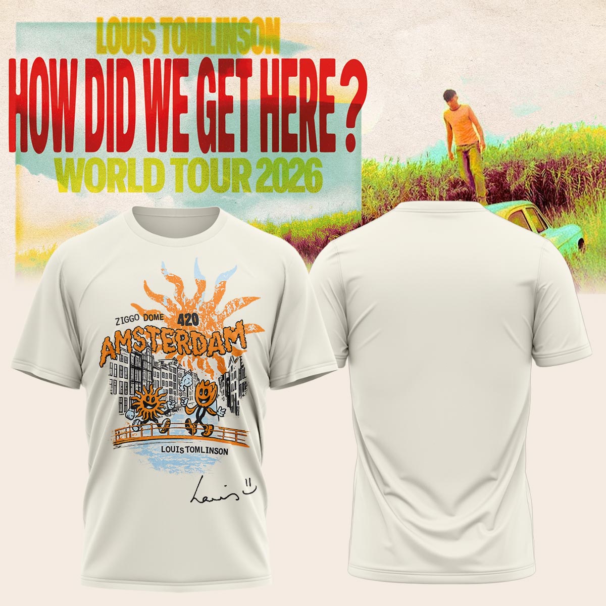 LOUIS How Did We Get Here? Tour Shirt