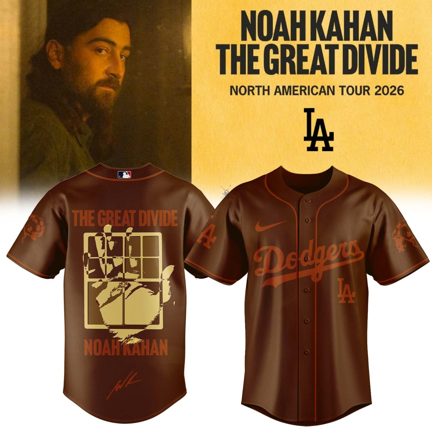 ,,MLB X Noah Kahan The Great Divide Tour Limited Edition Signature – Jersey 4