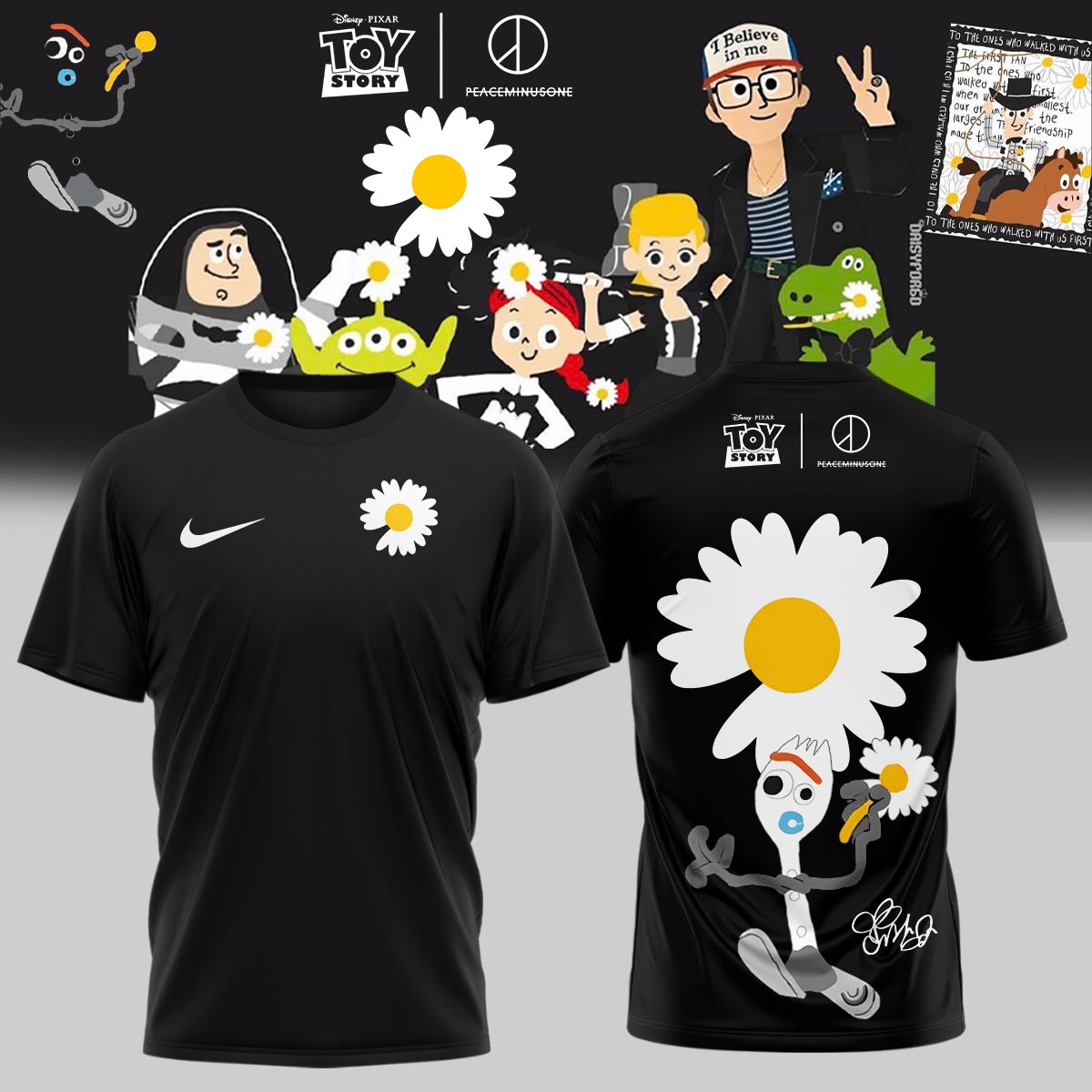,.G-Dragon’s PEACEMINUSONE x TOY STORY TShirt