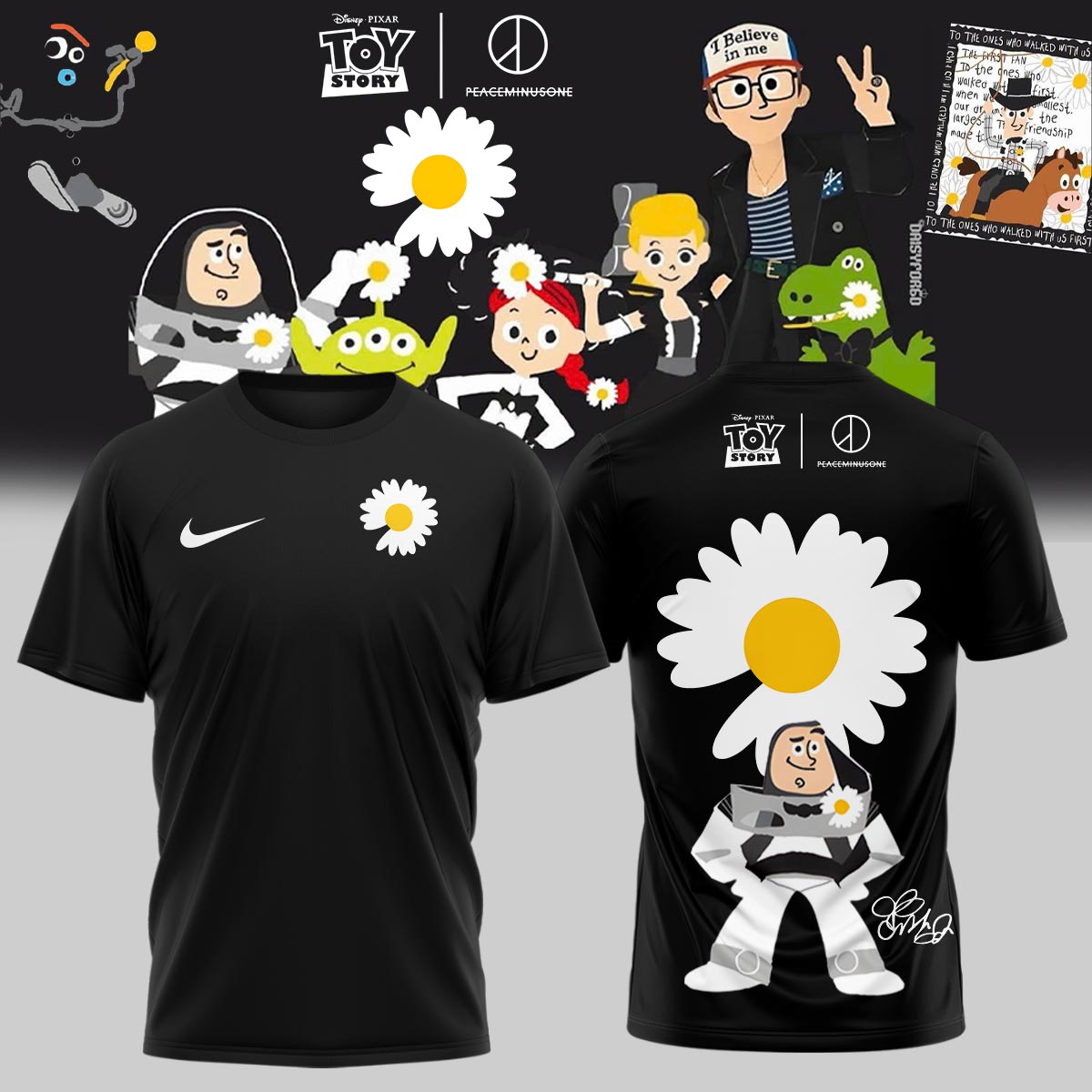 ,.G-Dragon’s PEACEMINUSONE x TOY STORY TShirt