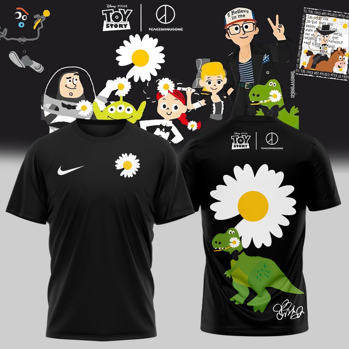 ,.G-Dragon’s PEACEMINUSONE x TOY STORY TShirt