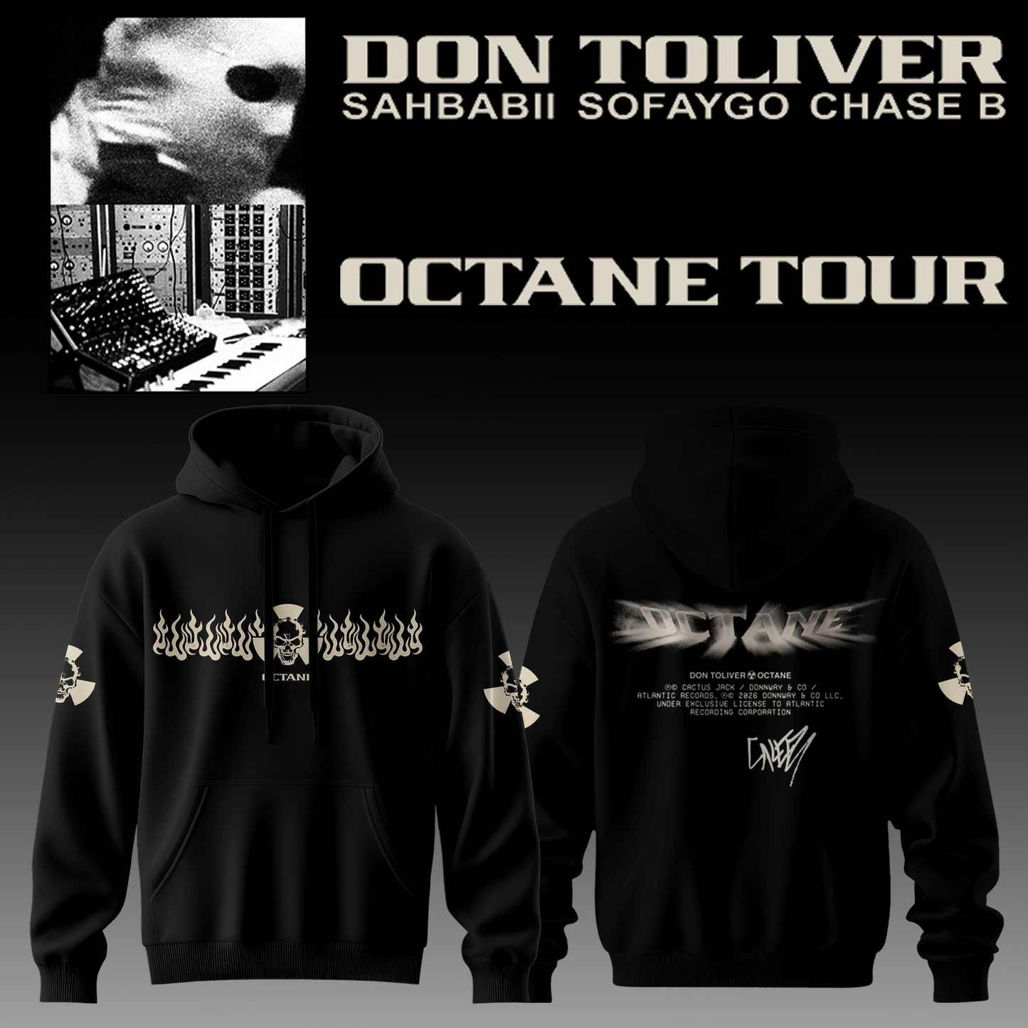 Don Toliver Octane Tour signed Hoodie