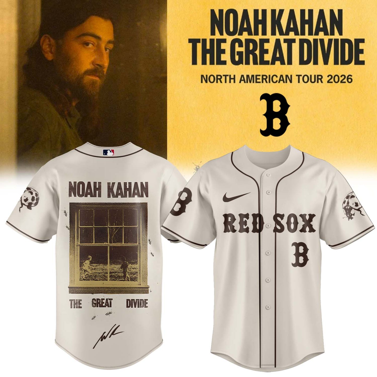 Noah Kahan “The Great Divide: The Last Of The Bugs” Album 2026 Limited Edition Signature – Jersey