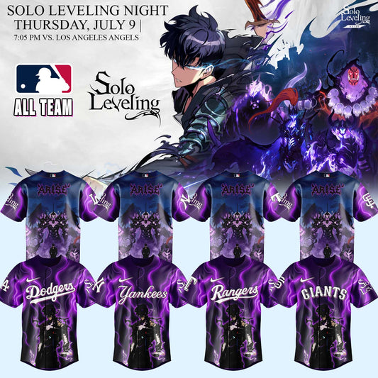 MLB ALL TEAMS x Solo Leveling Limited Jersey 2