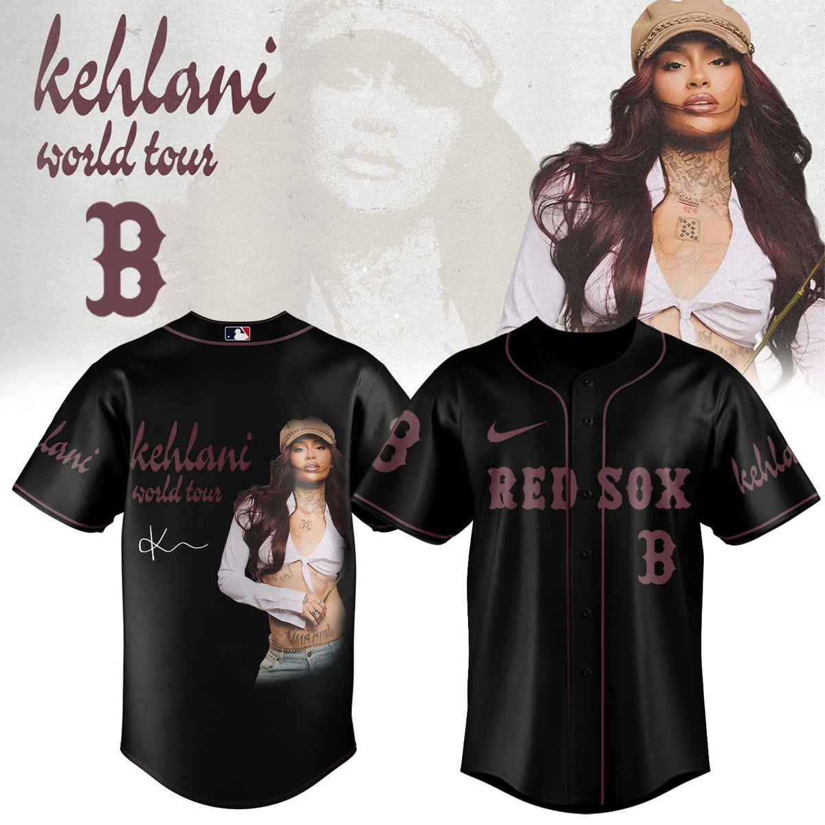 ,MLB X Kehlani World Tour Limited Edition Signature – Jersey 4