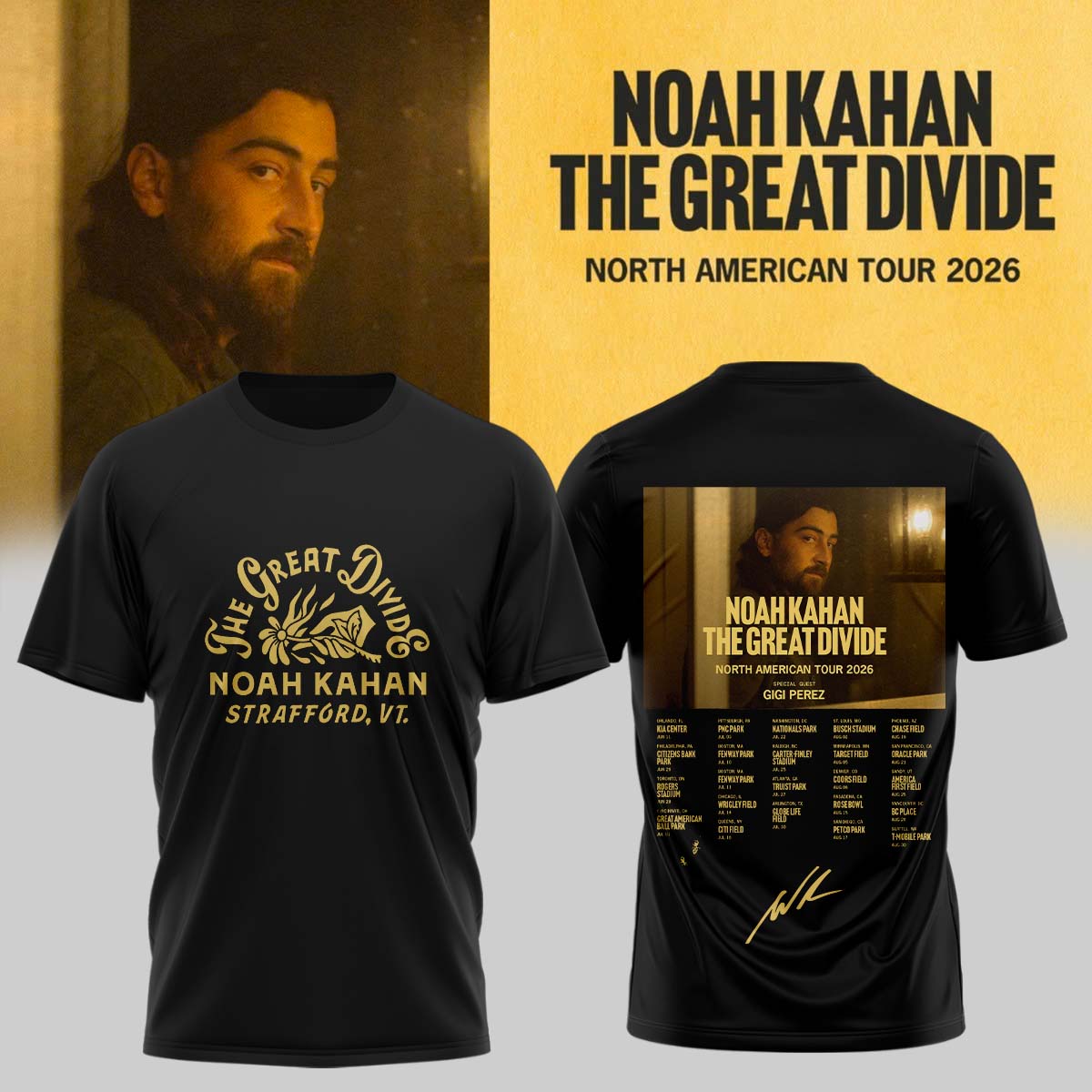 Noah Kahan “The Great Divide: The Last Of The Bugs” Album 2026 Limited Edition Signature – SHIRT