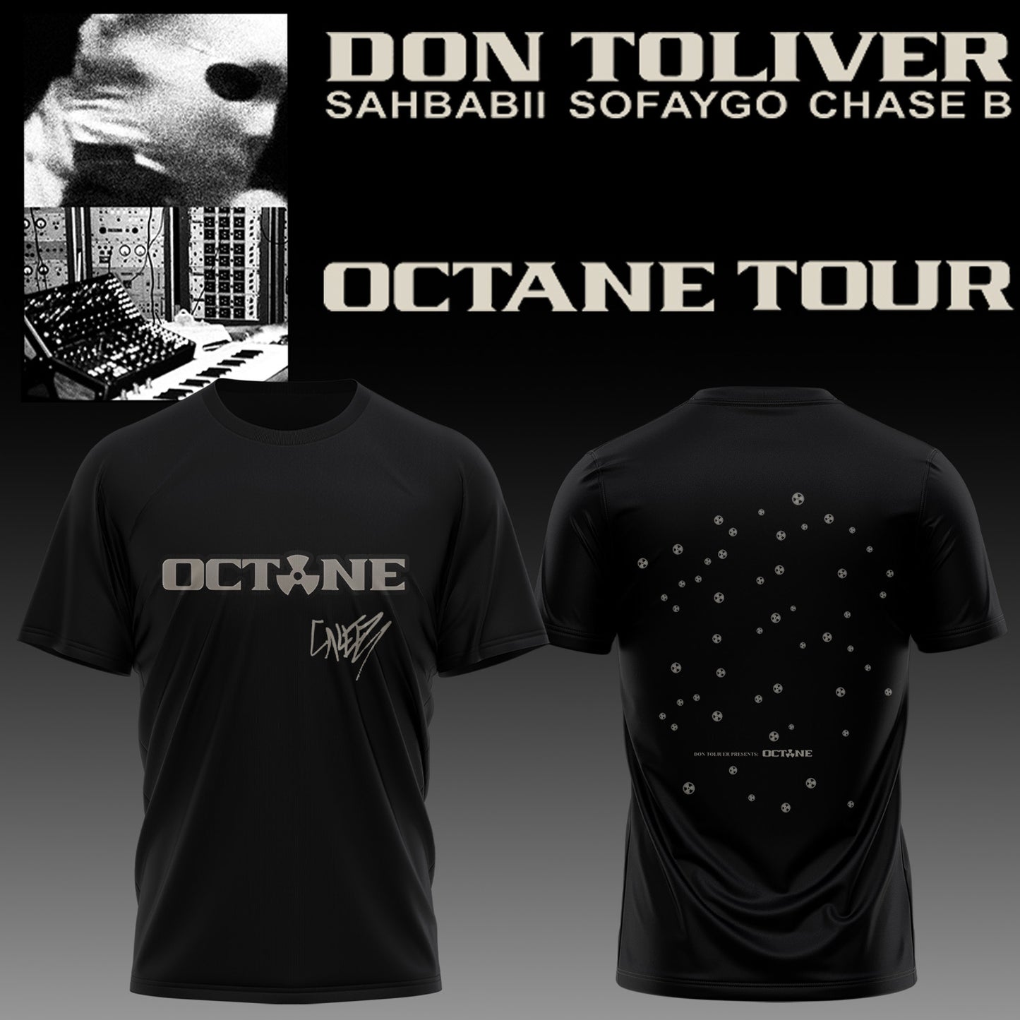 Don Toliver Octane Tour signed Tshirt