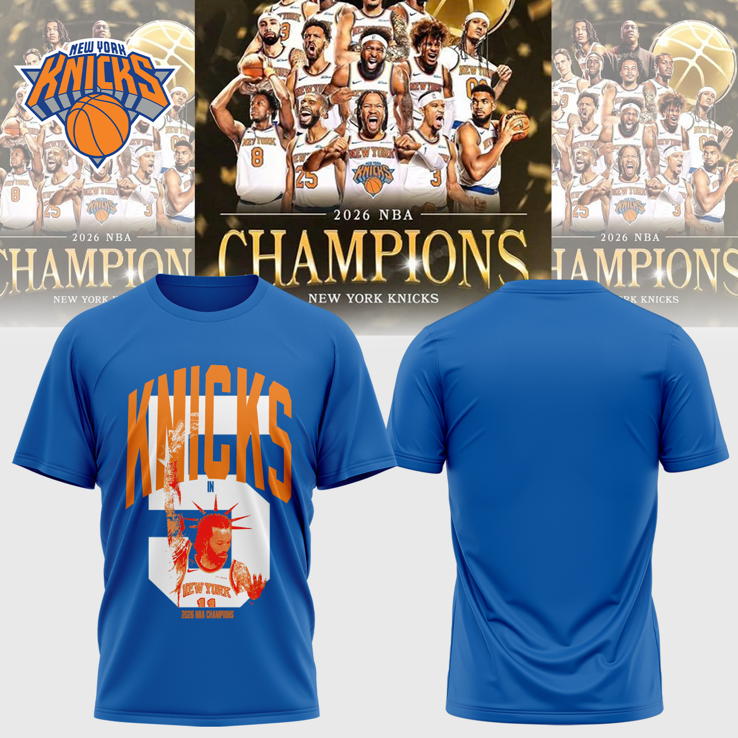 New York Knicks Champions shirt