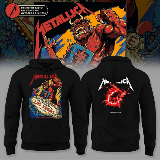 Life Burns Faster, Las Vegas - M72 World Tour Hoodie 2